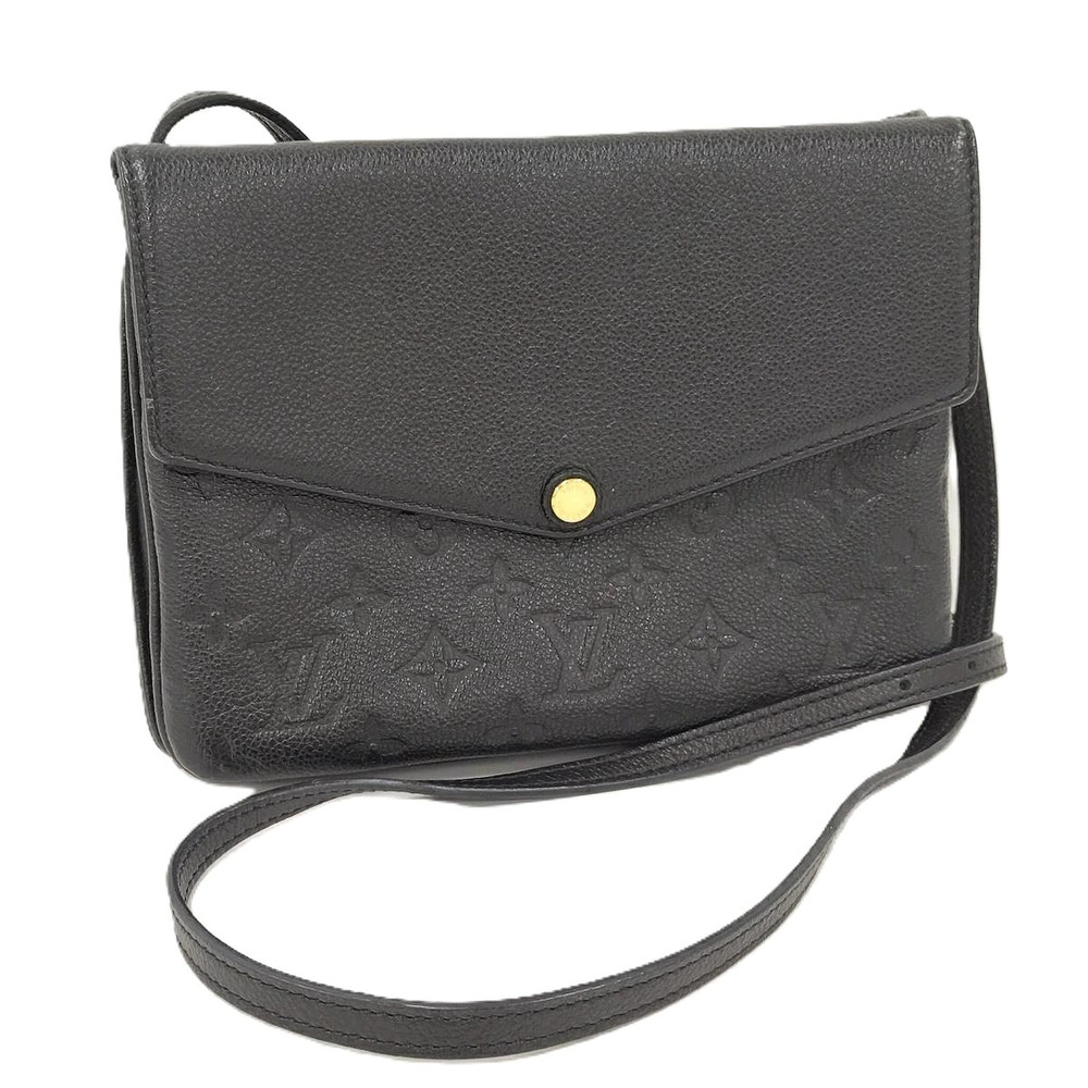 Louis Vuitton Twice Shoulder Bag Monogram Empreinte Noir Black